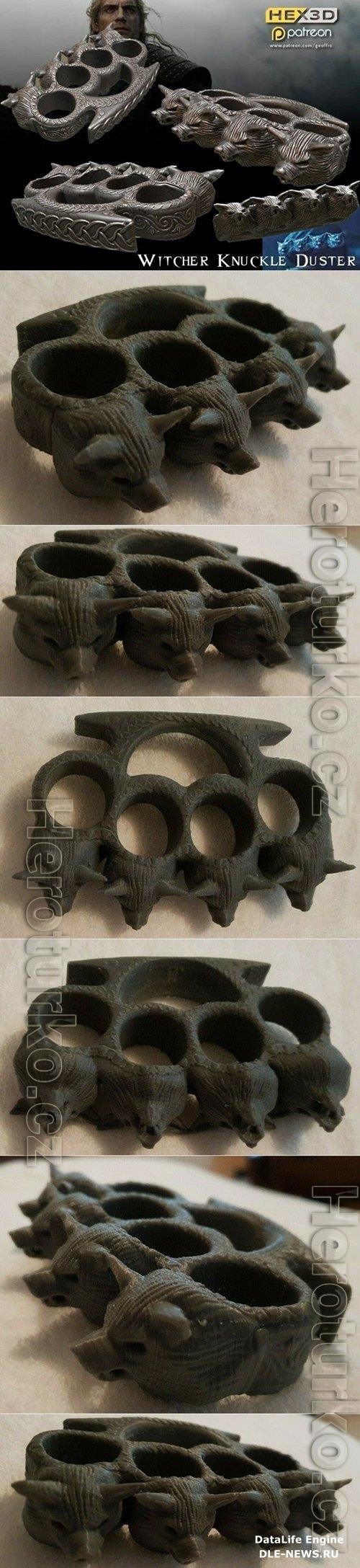 The Witcher Knuckle Duster 3D Print