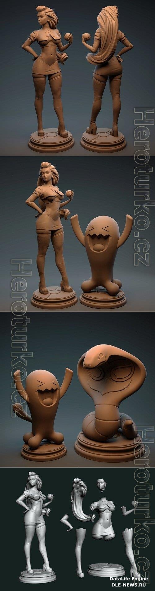 Pokemon Jessie 3D Print