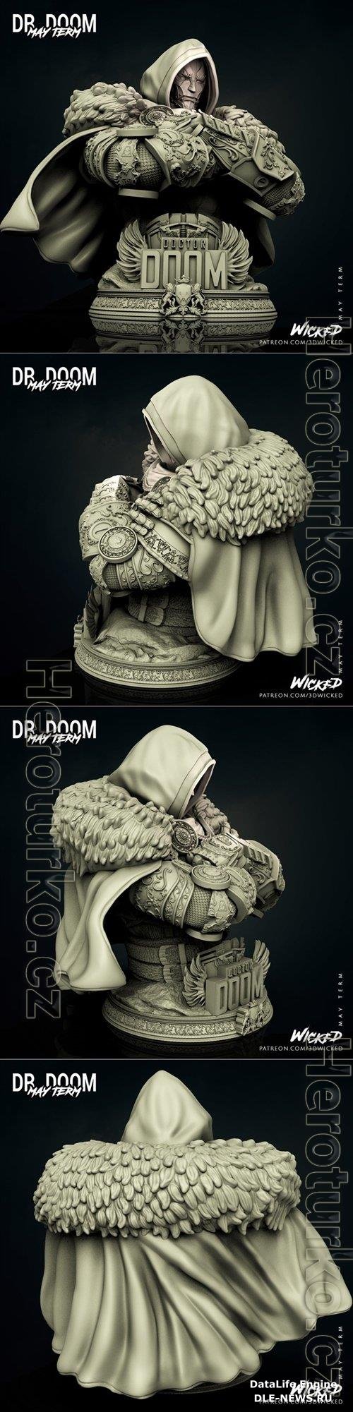 Dr. Doom Bust 3D Print