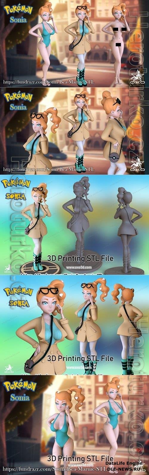 Sonia Pokemon 3D Print
