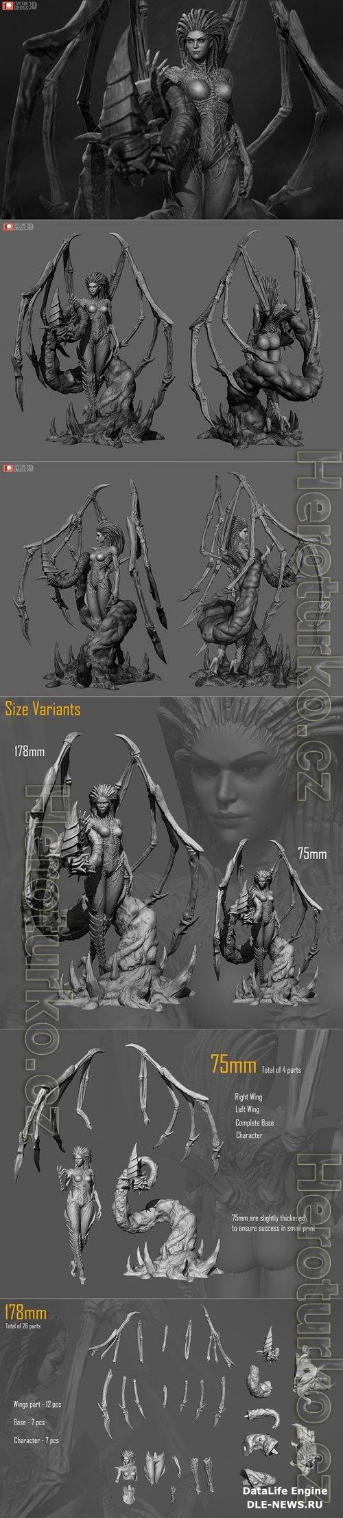 Sarah Kerrigan 3D Print