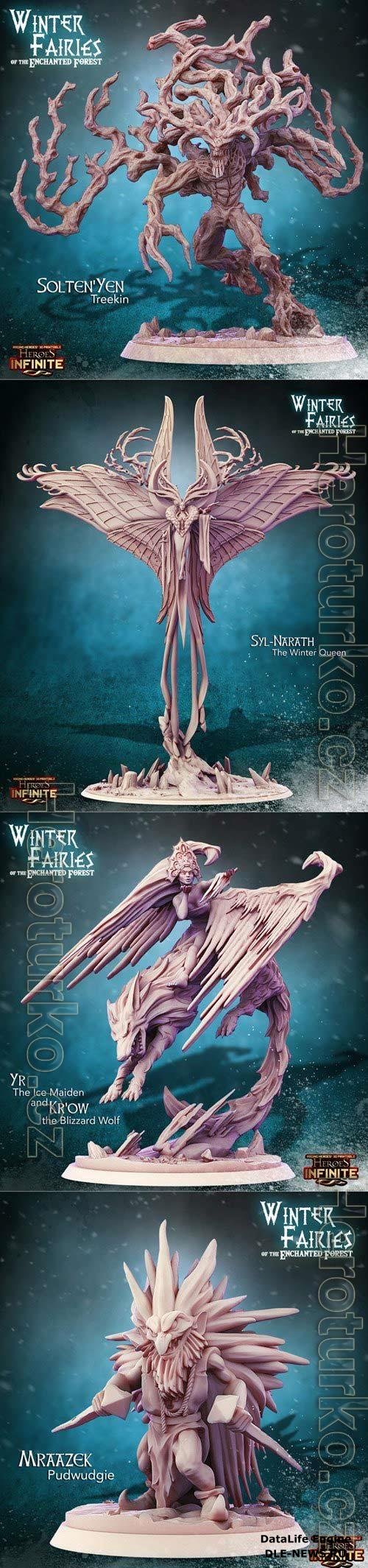 Winter Fairies 3D Print