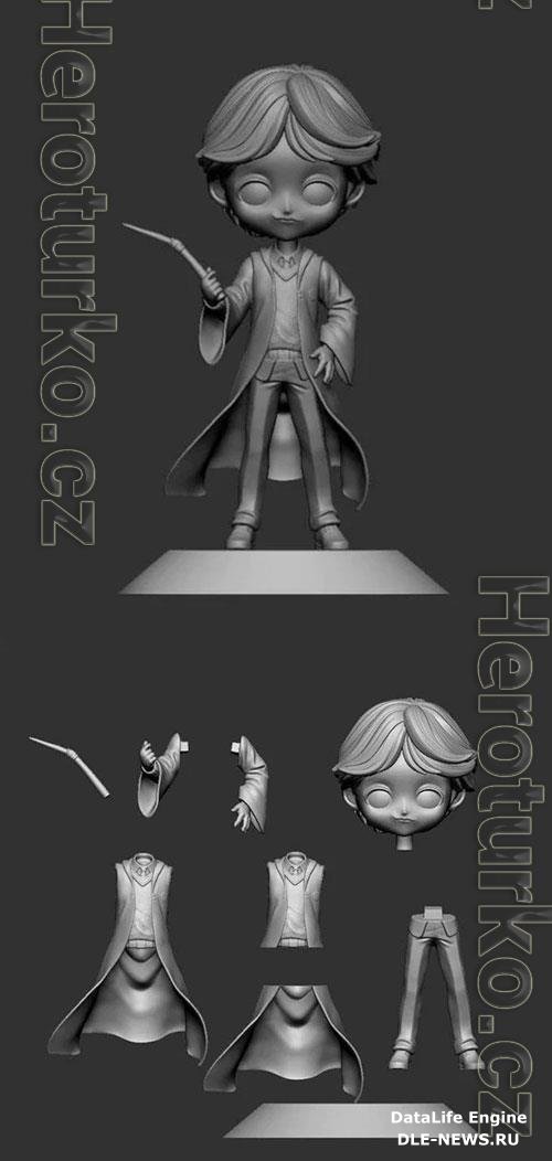 Ron Weasley Chibi 3D Print