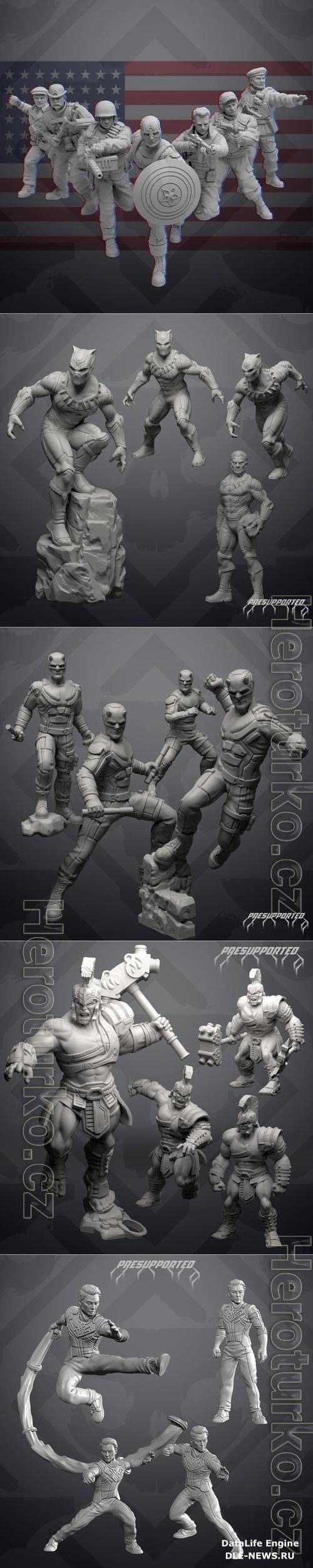Skullforge Pack 01-07 3D Print
