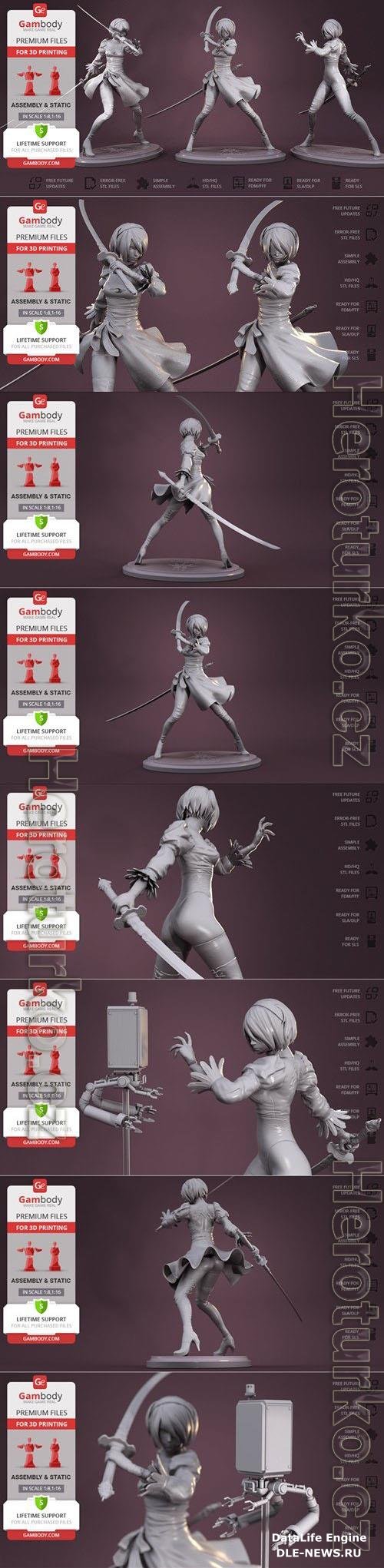 YoRHa 2B 3D Print