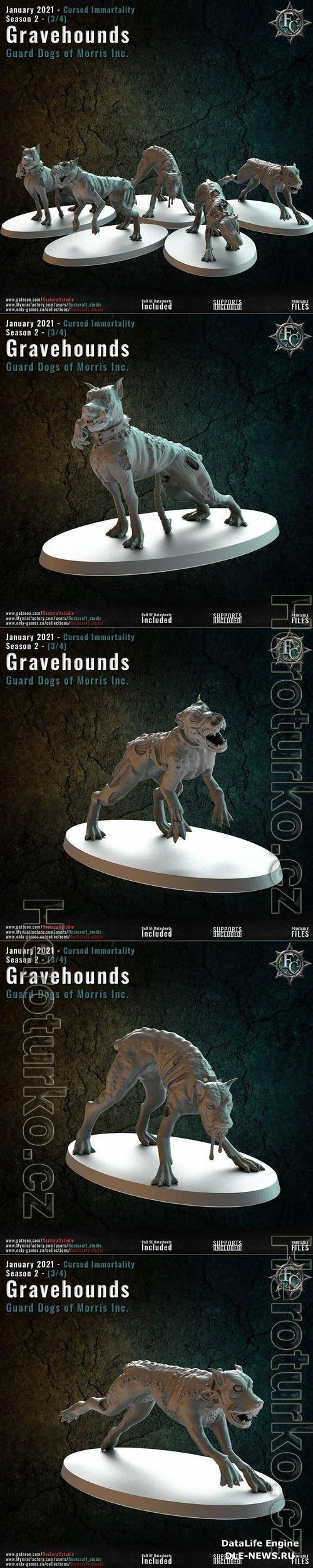 Gravehounds 3D Print