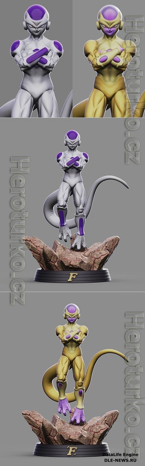 Frieza and Golden Frieza 3D Print