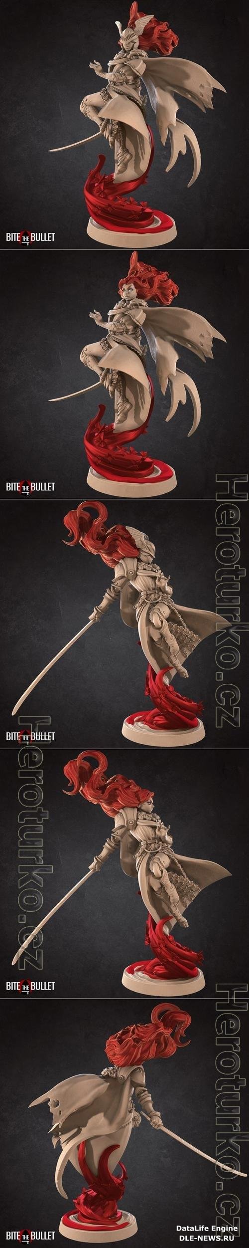 Morgana the Scarlet Goddess - 2 Versions 3D Print