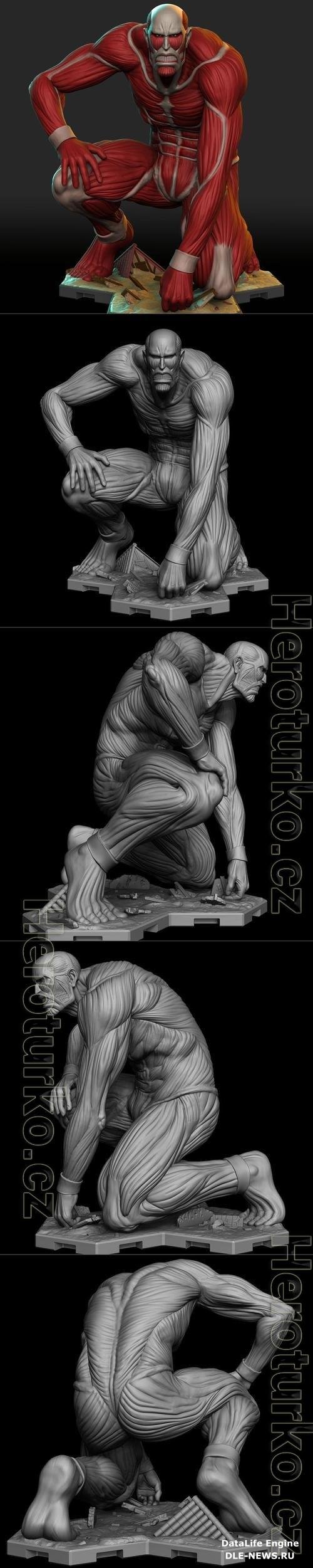 Bertholdt colossal Titan V2 3D Print