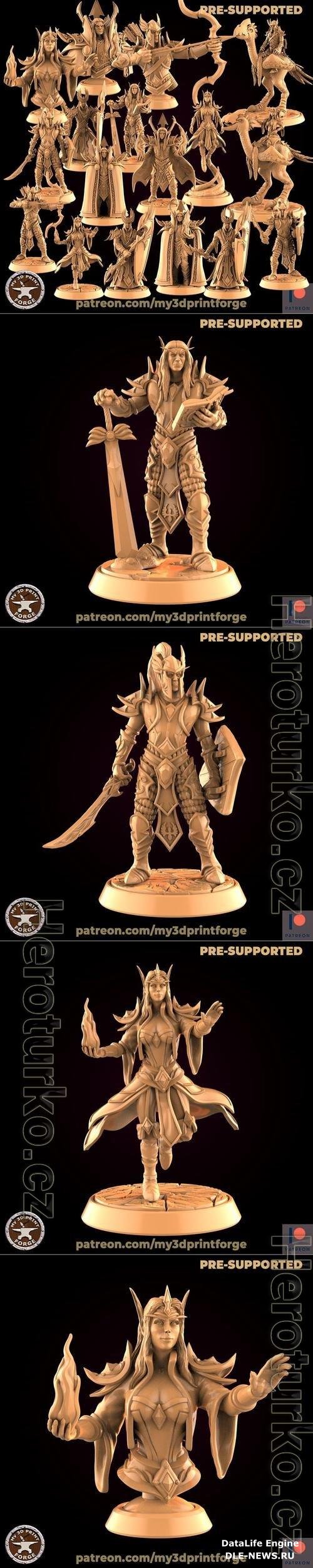 My3DPrintForge - Blood Elves 3D Print