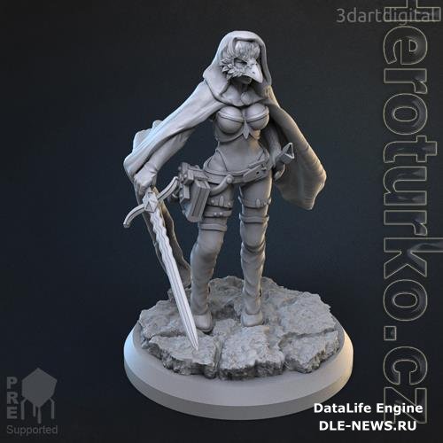 Lady Antigone Angelos 3D Print