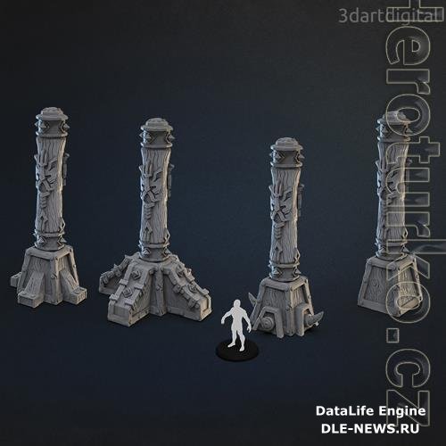 Ancestral Totems 3D Print