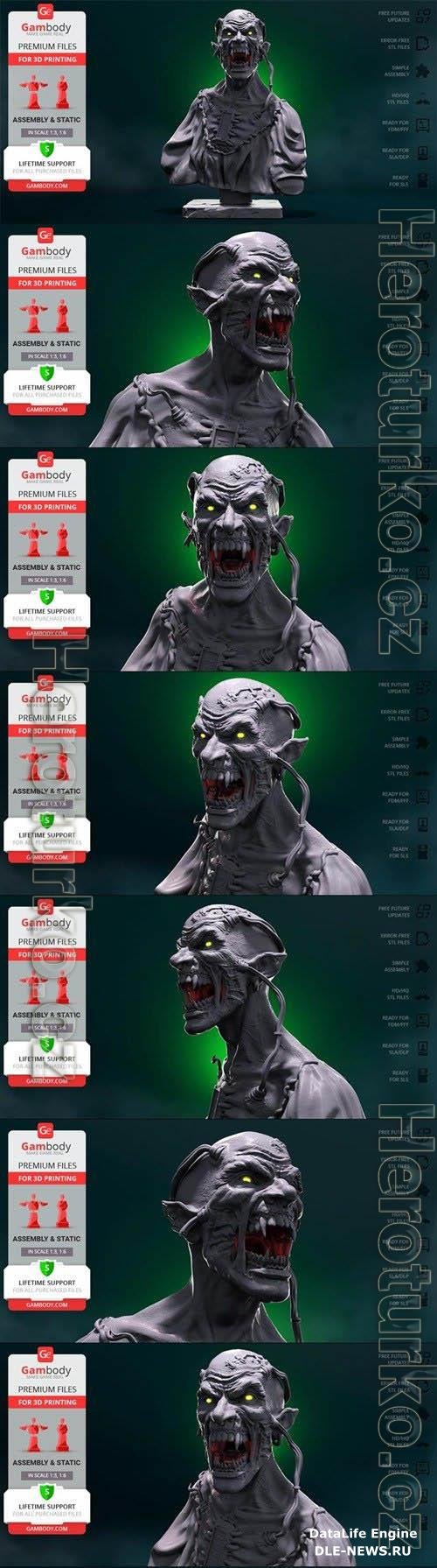Cyberpunk Vampire Bust 3D Print