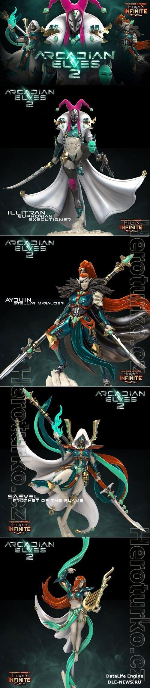 Heroes Infinite - Arcadian Elves 2 August 2022 3D Print