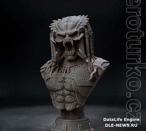 Predator Bust 3D Print