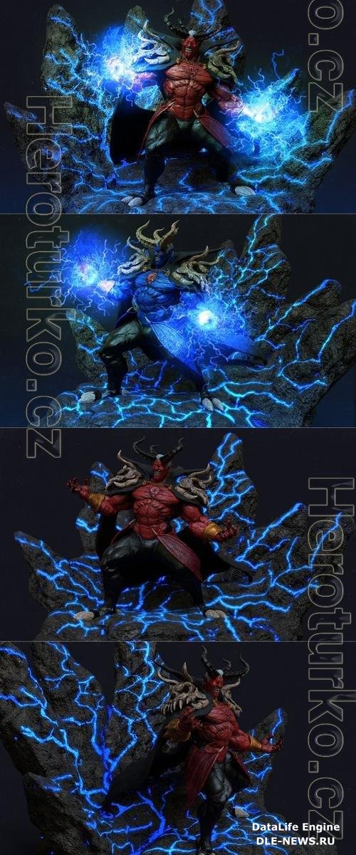 Street fighter V Boss Vega (M.Bison) Evil ver 3D Print