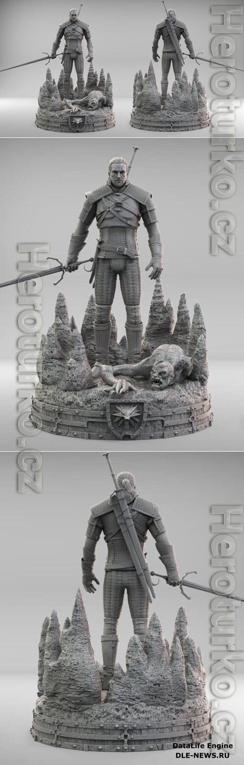 Witcher Geralt 3D Print