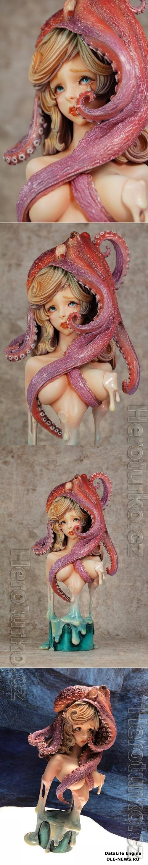 Octopus Girl 3D Print