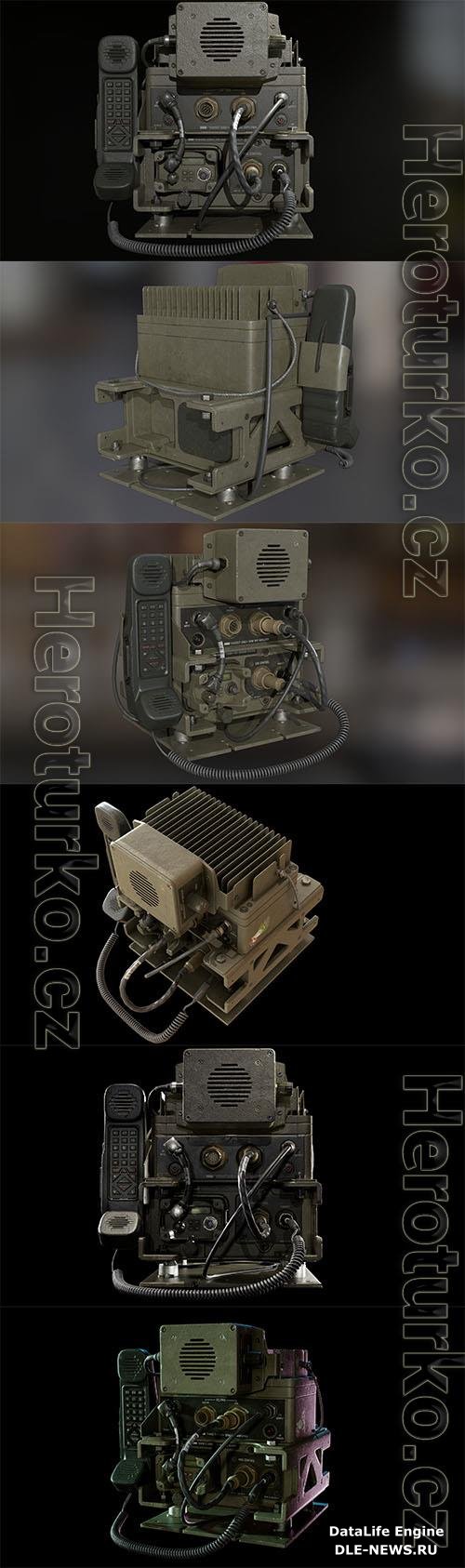 PRC-2082 Radiostation 3D Model