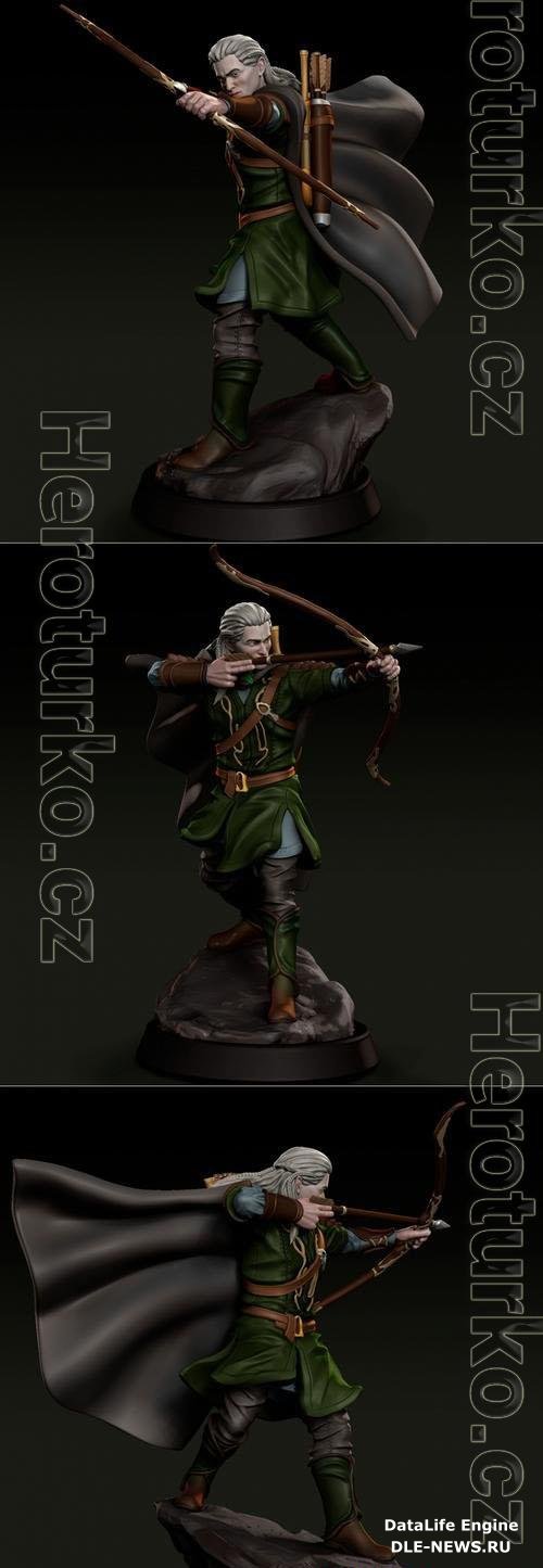 Elven Prince 3D Print