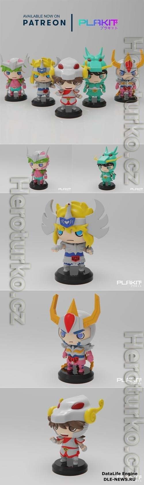 Plakit - Cavaleiros do Zodiaco 3D Print