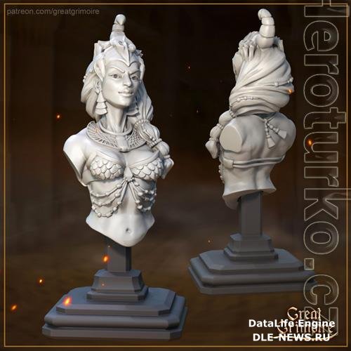 Selkets Bust 3D Print