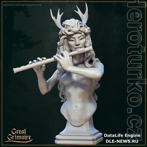 Orelaia The ntaur Bard  Bust 3D Print