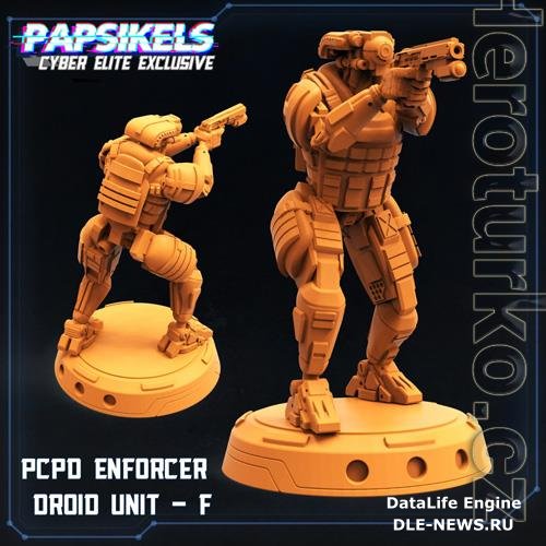 PCPD Enforcer Droid Unit  F 3D Print