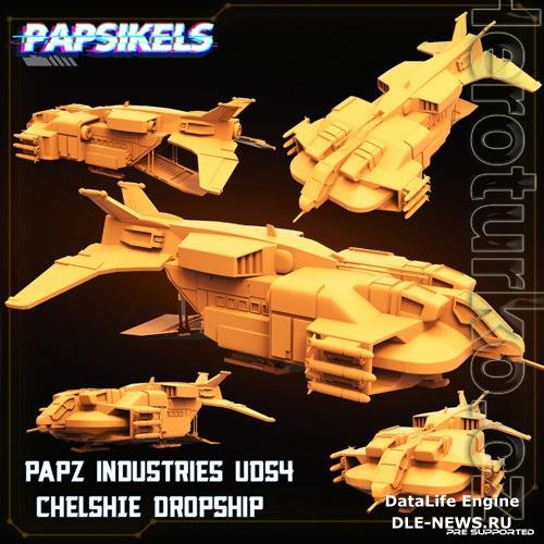 PAPZ Industries UDS4 Chelshie Dropship 3D Print