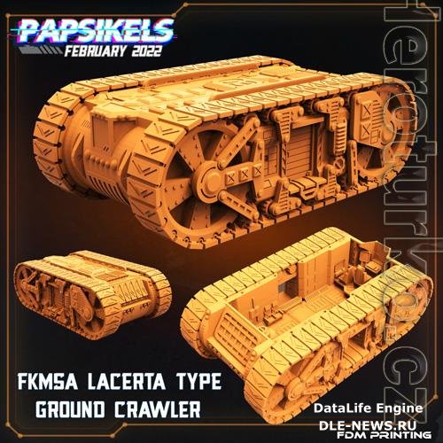 FKMSA Lacerta Type Ground Crawler 3D Print