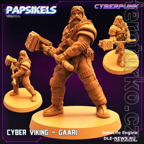 Cyber Viking  Gaarl 3D Print