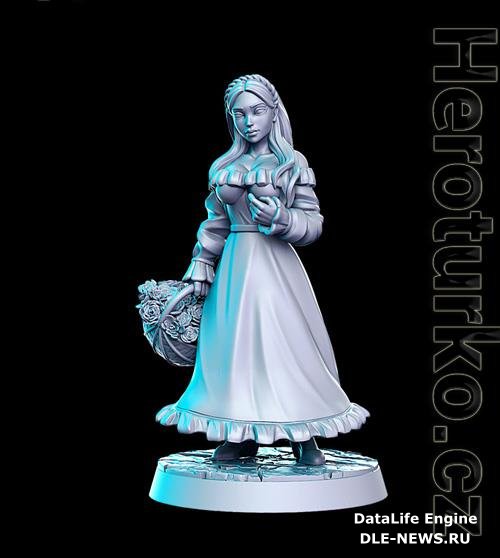 Fiora (flower girl) 3D Print