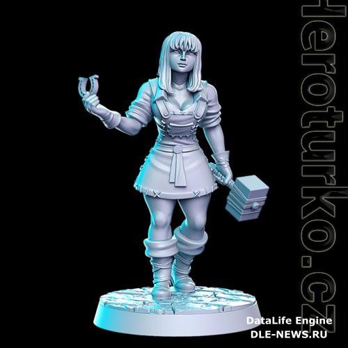 Branda (female blacksmith) 3D Print