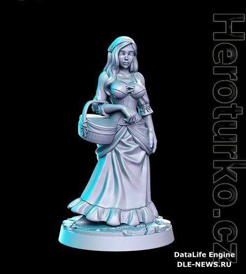 Alice (market girl) 3D Print