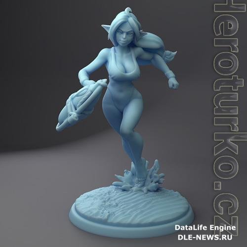 Feywatch Karina  Elf Lifeguard 3D Print