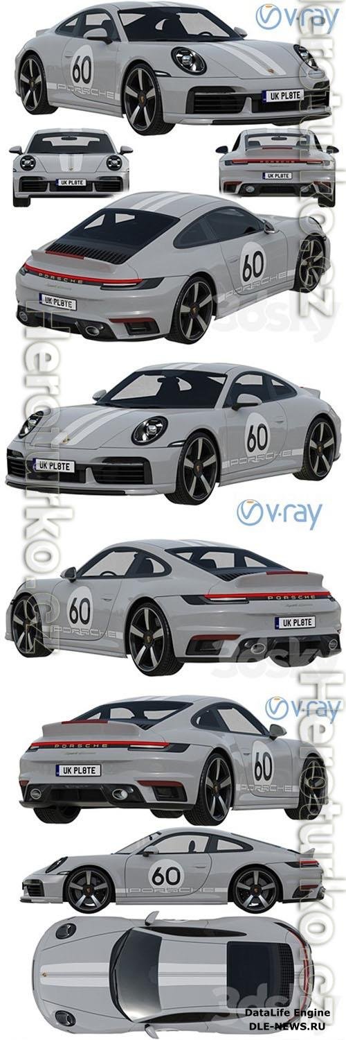 Porsche 911 Sport Classic 2023 3D Model