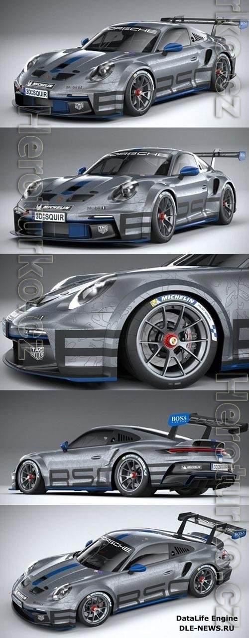 CGtrader  Porsche 911 GT3 Cup 2021 3D Model