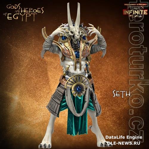 Heroes Infinite Gods and Heroes of Egypt Seth 3D Print