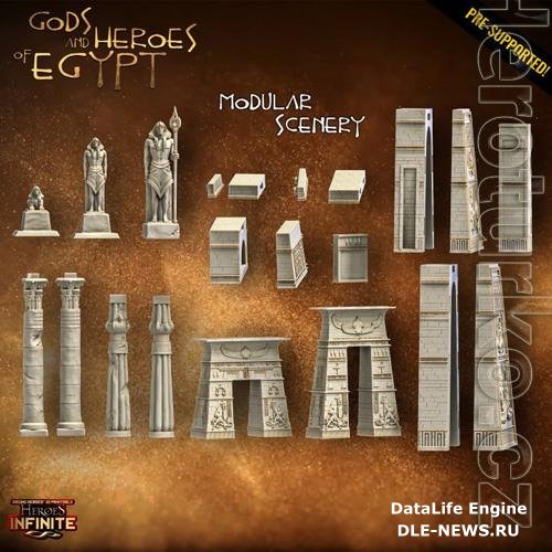 Heroes Infinite Gods and Heroes of Egypt Modular Scenery 3D Print