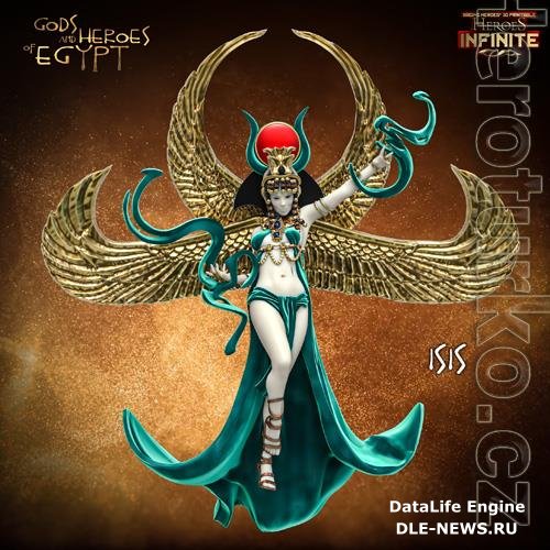 Heroes Infinite Gods and Heroes of Egypt Isis 3D Print