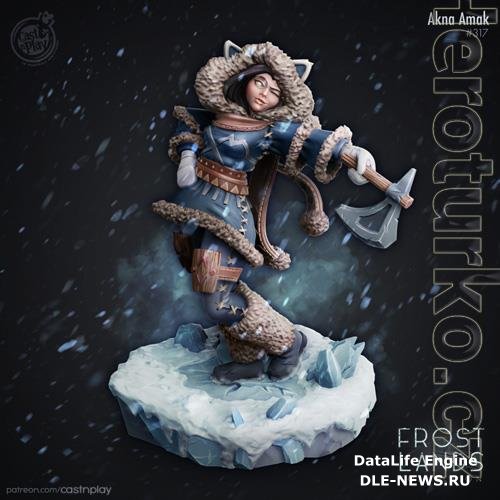 CastNPlay Frost Lands Akna Amak 3D Print