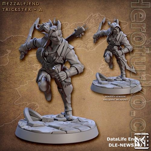 Mezzalfiend Trickster Male Bard A 3D Print