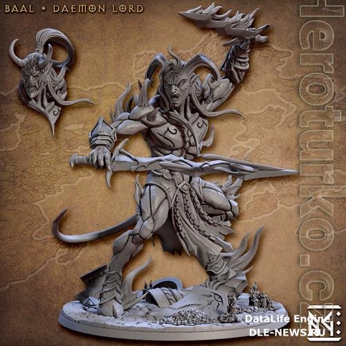 Baal the Daemon Lord 3D Print