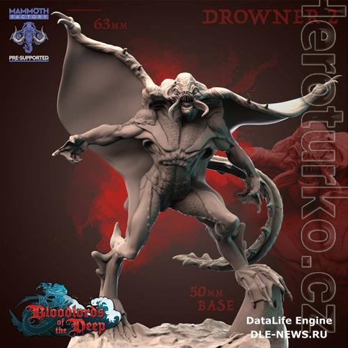 Mammoth Bloodlords of the Deep Drowner 2 3D Print