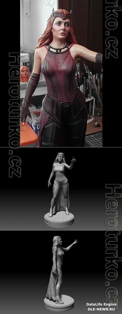 Wanda Scarlet Witch Marvel 3D Print