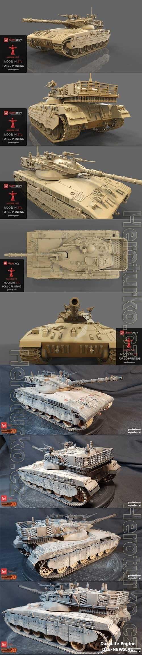 Merkava 2 Tank 3D Print
