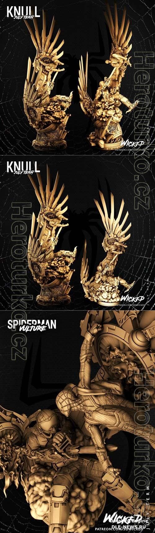 Wicked - Vulture vs Spiderman Diorama 3D Print