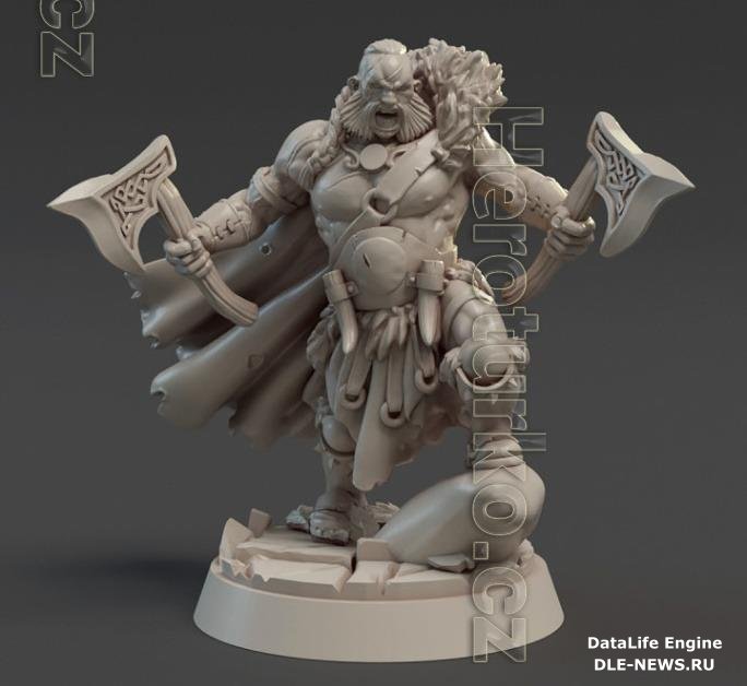 Titan Forge Barbarian 3D Print