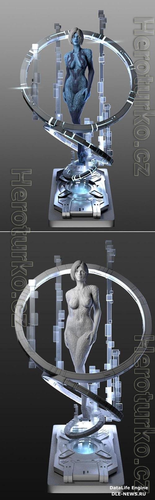 Cortana  Halo 3D Print