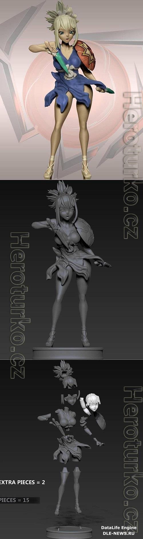 Kohaku Dr Stone 3D Print
